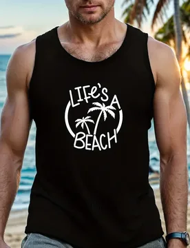 Hawaiian Style Men's Tank Top Outdoor Beach Men's Tank Top Everyday Casual Sleeveless T-shirt Summer Street Style Men's Top - Aliexpress - FashionsVida