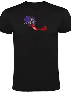 Maglietta A Maniche Corte Mexican Mermaid - Kruskis - FashionsVida