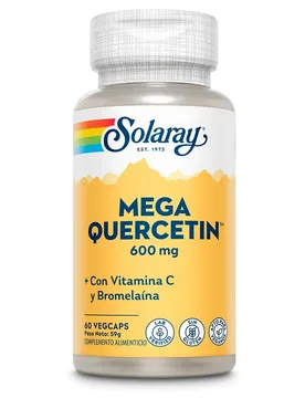 Méga Quercétine 600mg 60 Unités - Solaray - FashionsVida