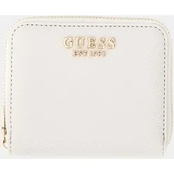 Cartera Gilda de formato pequeño con cremallera y acabado saffiano