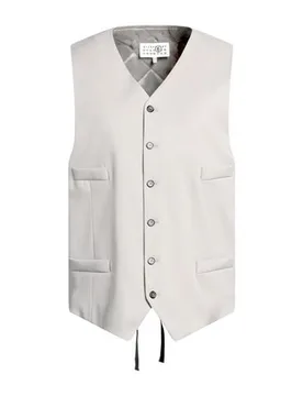 Chaleco sartorial Mujer Gris perla 36 Mujer - Mm6 Maison Margiela - FashionsVida