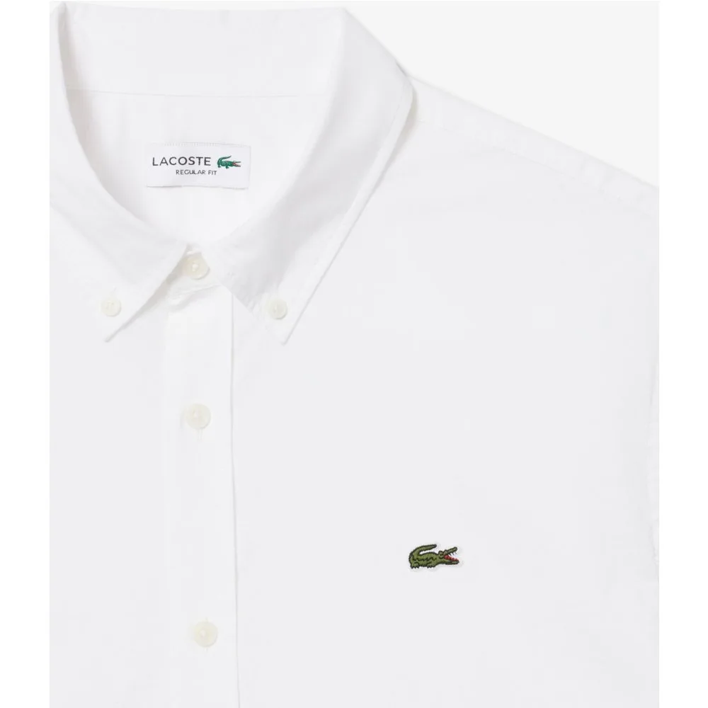 Camisa de hombre de manga cortade corte regular - Lacoste - FashionsVida