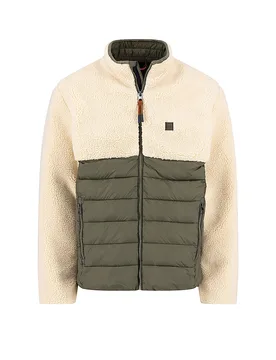 Giacca trapuntata oliva XXXL - Fynch-Hatton - FashionsVida