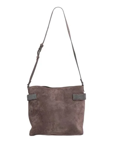 Bolso de asas largas Mujer Café -- Mujer - Brunello cucinelli - FashionsVida