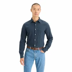 Chemise à Manches Longues Slim Original Stratified Sea Gd XL