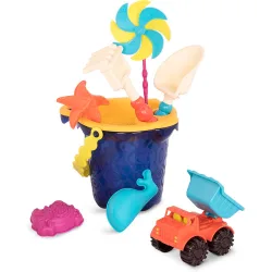 Set cubo playa 9 piezas B Toys