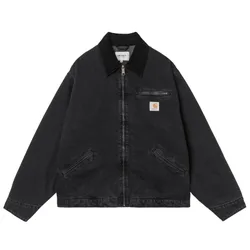 OG Detroit Jacket Black / Black Stone Washed XXL Herren