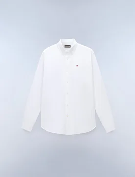 Camisa de algodón Terra de hombre con corte regular de rayas - Napapijri - FashionsVida