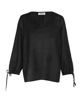 Leinenbluse JENA schwarz S damen - Ecoalf - FashionsVida