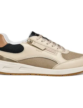 Sneaker Bulmya B Papyrus / Black EU 39 - Geox - FashionsVida