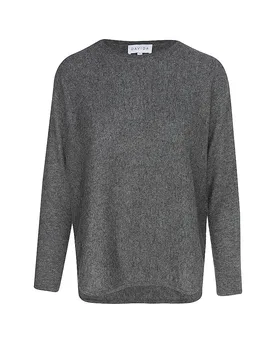 Kaschmirpullover grau S damen - Davida - FashionsVida