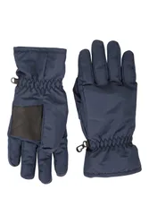 Womens Ski Gloves - Navy - Navy - Size: S