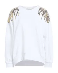 Sweatshirt Damen Weiß M,XS Damen