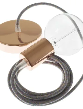 Cables Suspension Luminaire Rx09 2 M Diy Lollipop / Copper One Size - Creative - FashionsVida