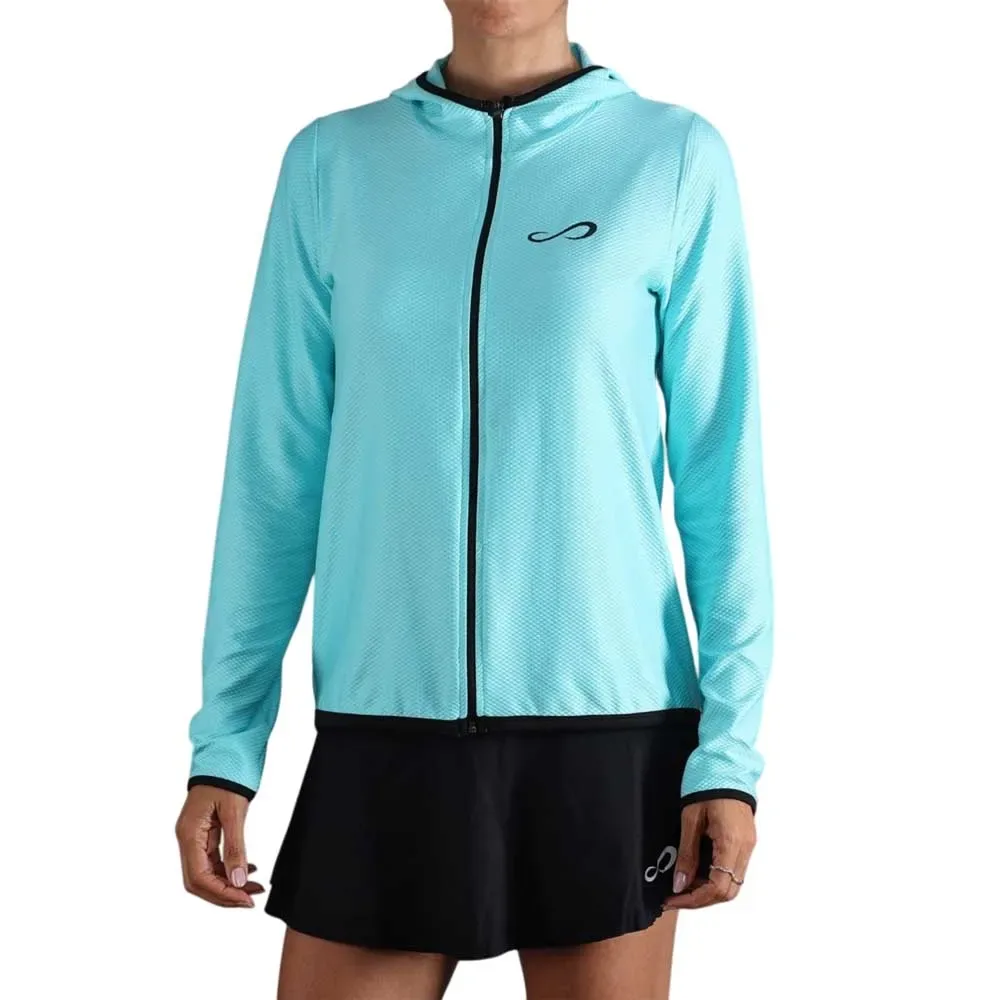 Breath Full Zip Sweatshirt Aqua S - Endless - FashionsVida