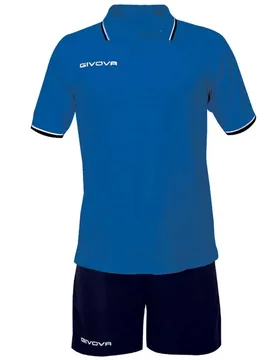 Ensemble à Manches Courtes Street Light Blue / Blu 3XL - Givova - FashionsVida