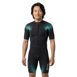Pacer Tour Short Sleeve Shorty Black / Blue SLO Men