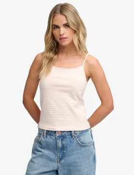 Superdry Damen Athletic Essentials Cami Schmale Passform Pink - Größe: 40 - 24.99 - FashionsVida