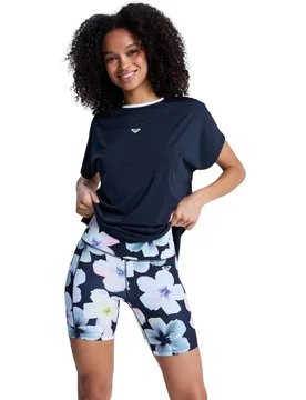 Pantalón corto de mujer Heart Into It Biker Pt - Roxy - FashionsVida