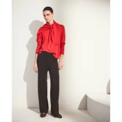 Jersey liso básico de mujer