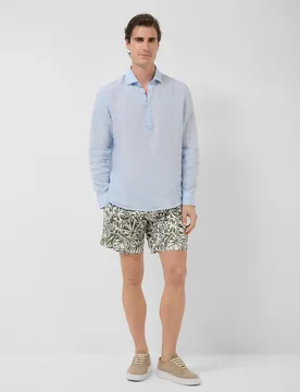 Bañador de hombre con estampado flor tropical - Roberto Verino - FashionsVida