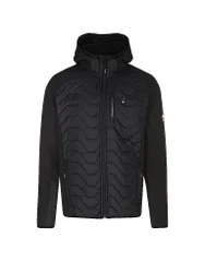 Herren Hybridjacke Clint schwarz XL M