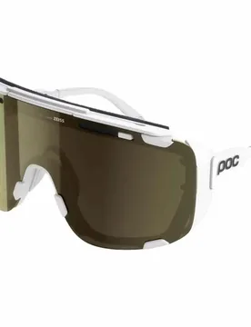 Lunettes De Soleil Devour Glacial+ Hydrogen White / Clarity Universal / Sunny Gold Sunny Gold/CAT3 Homme - Poc - FashionsVida