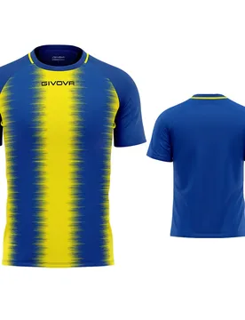 Gestreiftes Trikot - Bleu - unisex - Size: XL - Givova - FashionsVida