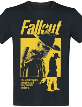 Gaming T-Shirt - Ghoul - S bis L - für Männer - Größe L - schwarz - EMP exklusives Merchandise! - Männer - male - Fallout - FashionsVida