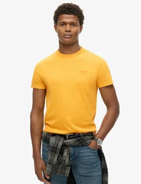 Superdry Herren Essential Logo T-shirt Gelb - Größe: L - 29.99 - FashionsVida