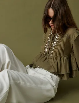 Sfera - Blusa tachas - Sfera - FashionsVida
