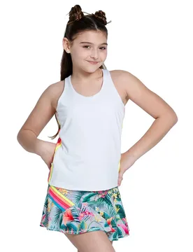 Prisma Stripe Tank Sleeveless T-shirt Rainbow 4-5 Years - Lucky In Love - FashionsVida