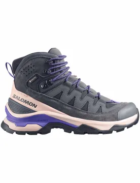Chaussures de trekking en GORE-TEX - Quest Echo GTX W Asphal/Shadow/Dee en Cuir - Taille 38 2/3 - Gris - Salomon - FashionsVida