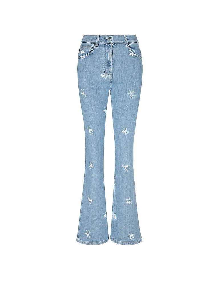 Jeans Flared Fit hellblau 28 Damen - Fiorucci - FashionsVida