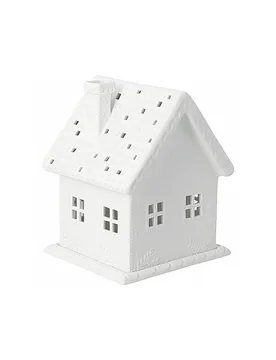 Weihnachts Lichterhaus RANKEN 13,7x17cm Weiss weiss - RAEDER - FashionsVida