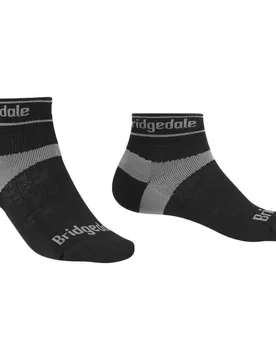 Calzini Corti Trail Run Ultralight T2 Merino Sport Low Black EU 35-37 - Bridgedale - FashionsVida