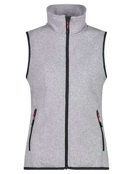 Gilet Heavy Fleece 3h55766 Silver / Campari 2XS - CMP - FashionsVida