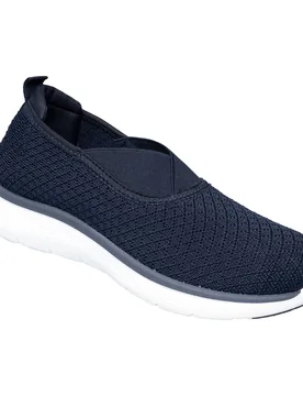 Stretch-Slipper „Federleicht“ blau 39 Damen - wonderwalk - FashionsVida
