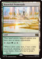 Bountiful Promenade (Surge Foil) Marvel Super Heroes Commander