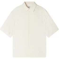 Camisa de vestir de hombre fluida jacquard Square Cross