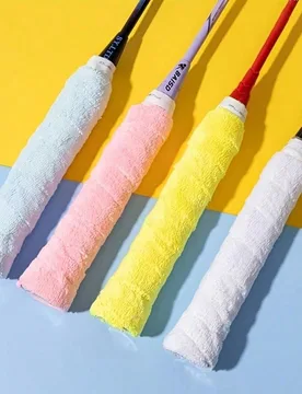 Piezas Cinta de agarre de toalla engrosada, cinta de agarre antideslizante y absorbente de sudor para raqueta de bádminton, cinta de agarre para raqu - Shein - FashionsVida