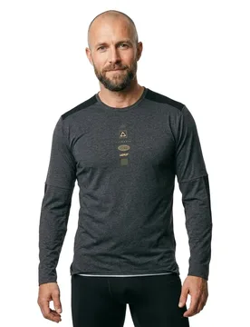 Maglia A Maniche Lunghe Trail .0 Ghost Black - Leatt - FashionsVida