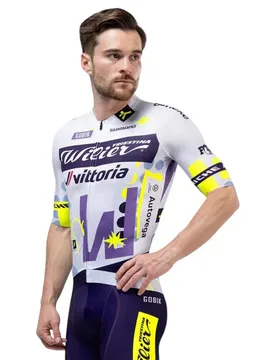Maglia A Maniche Corte Cx Pro .0 Wilier Team 2025 White / Multicolor - Gobik Teams - FashionsVida