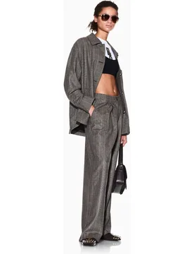 Chaqueta de mujer tipo bomber príncipe de gales - Armani Exchange - FashionsVida