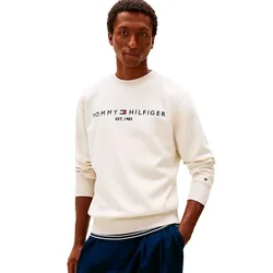Felpa Con Cappuccio Logo Heathered Oatmilk S