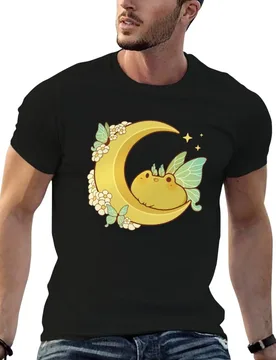 Luna moth frog fairy on a moon T-Shirt Big and Tall Loose Fit T-Shirt - Aliexpress - FashionsVida
