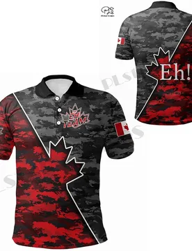 PLstar Cosmos 3DPrinted Newest Canada Flag Map Leaf Art Polo Shirt Harajuku Streetwear Top Sleeveless Tees Fitness Unisex Q-1 - Aliexpress - FashionsVida