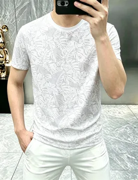 Summer New Style Men's Loose Short-Sleeved T-Shirt Round Neck Half Sleeve Lightweight Breathable Solid Color Polo Shirt Top - Aliexpress - FashionsVida