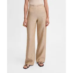 Pantalón de mujer lino pinzas