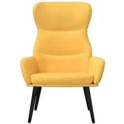 Fauteuil Jaune Moutarde Tissu Einheitsgrösse